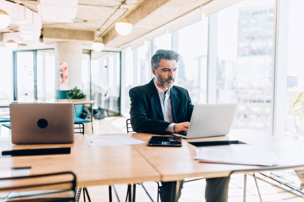 istock Businessman at the office 1190440163
