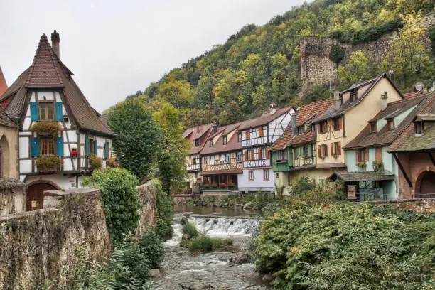 Photo of Kaysersberg - one of the most beautiful villages of France, Alsace.