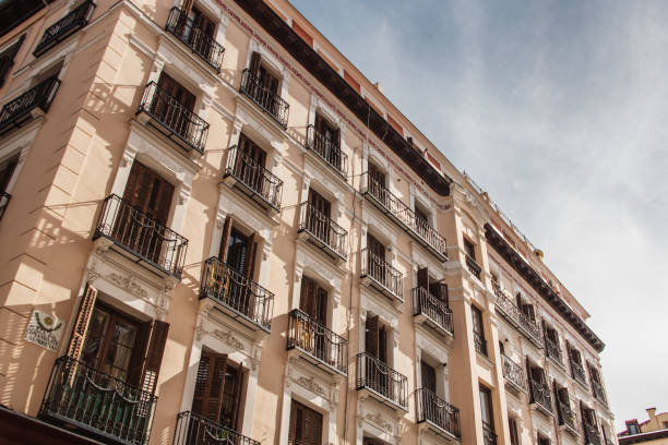 istock Residential buildings in Madrid, Spain 1190442522