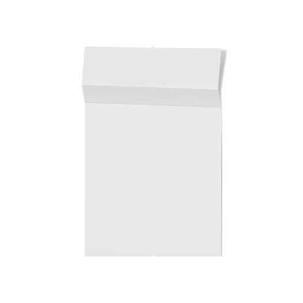 istock Template of a white paper receipt. Blank check from a shop, supermarket or restaurant. 1190446130