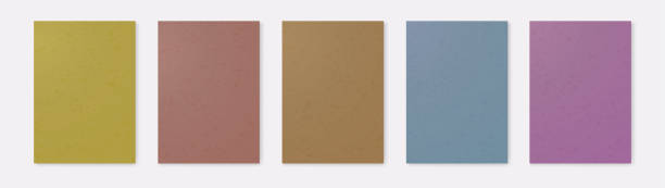 istock Recycled paper. Kraft cardboard made of eco materials 1190446467