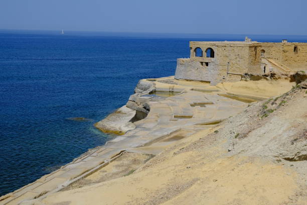 Gozo Island Island of Gozo and ferry seulement des femmes stock pictures, royalty-free photos & images