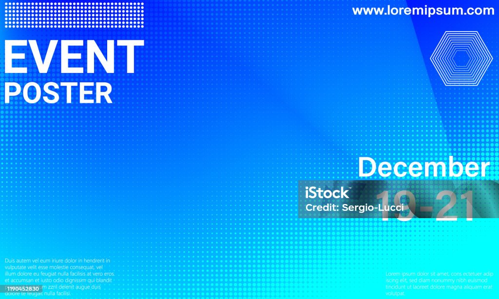 Event Poster Element Vector Event Poster Color Elementsvector Illustration Stock Illustration ...