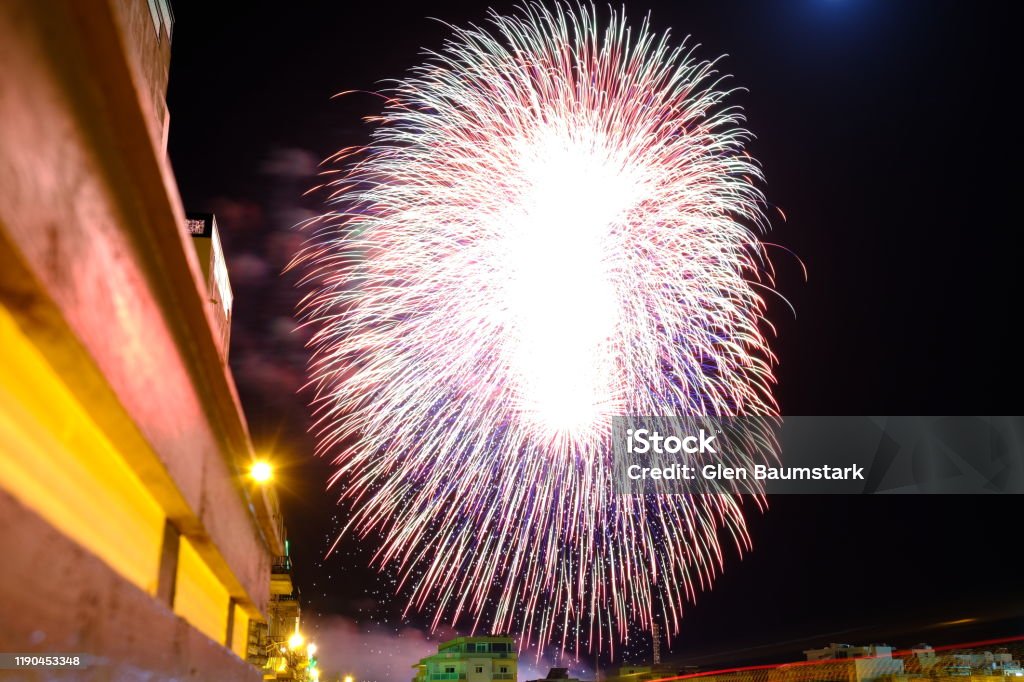 Haz-Zebbug fireworks Haz-Zebbug fireworks 9 june 2019 Anniversary Stock Photo