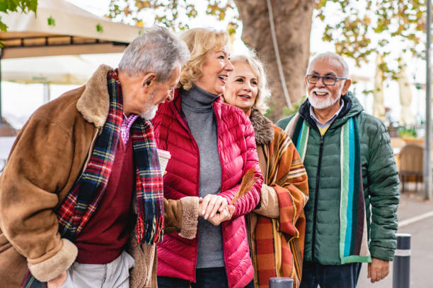 istock Happy seniors having a great time 1190461439