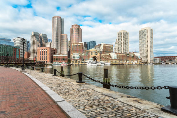 istock Boston skyline on a partly cloudy fall morning 1190462816