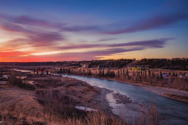 istock Sunrise Sky Over The River 1190462915