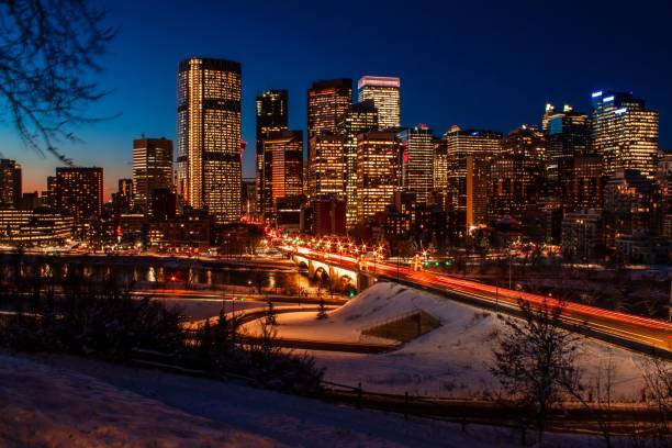 istock City Light Trails At Night 1190463716