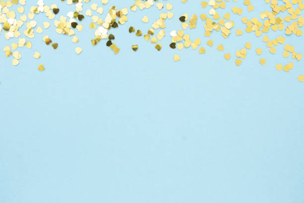 istock Star shaped golden glitter abstract background 1190464258