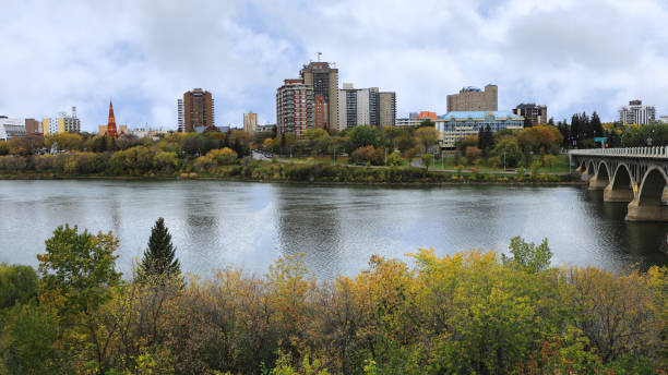 istock View of Saskatoon, Canada cityscape over river 1190464895