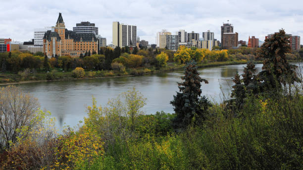 istock View of Saskatoon, Canada downtown by river 1190465664