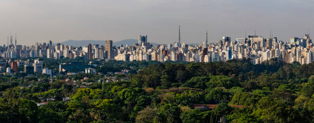 Sao Paulo Slyline Panoramic stock photo