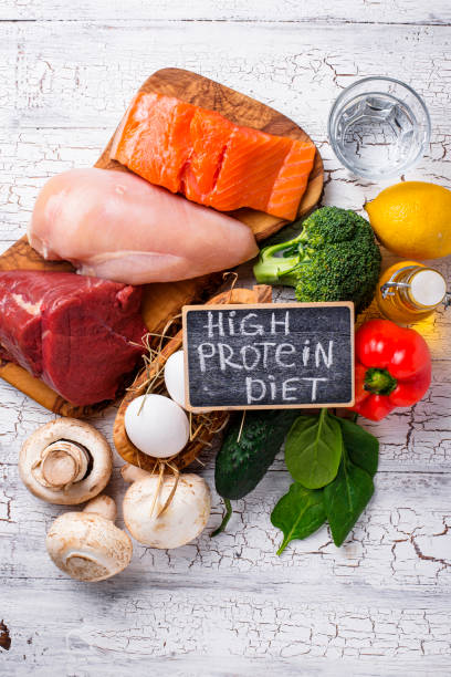 istock Product for high protein diet 1190470203