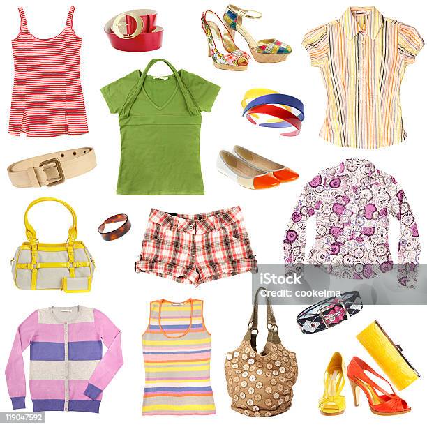 Ladys Clothing Stock Photo - Download Image Now - Apron, Bag, Belt