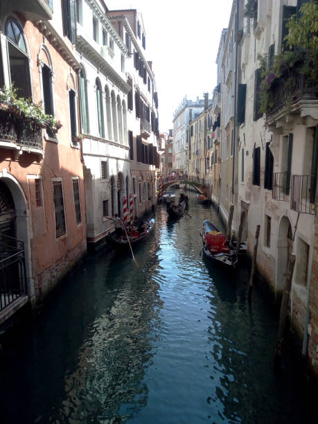 istock View on a water way in Venice - Italy 1190483798