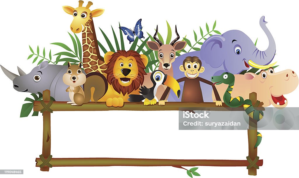 Wild animal family  Animal stock vector