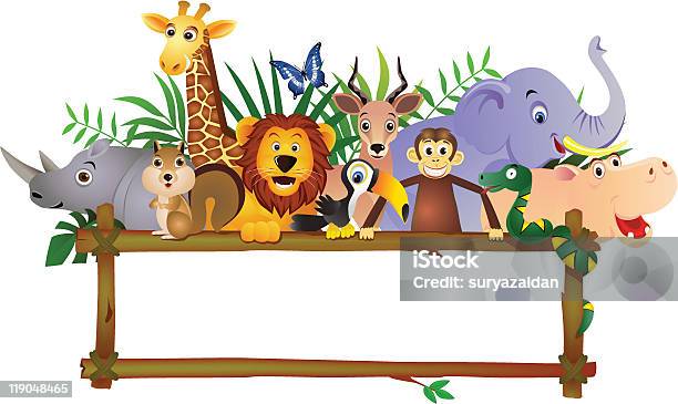 Wild Animal Family Stock Illustration - Download Image Now - Animal, Animal Wildlife, Animals In The Wild