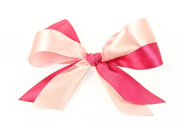 istock Bow Made of Pink Ribbons 119048767