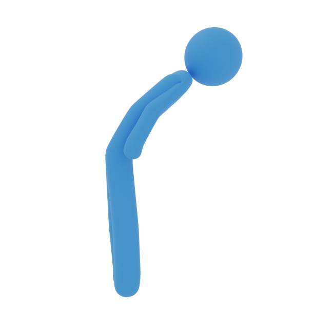 3D representation of a sad person for a memory.