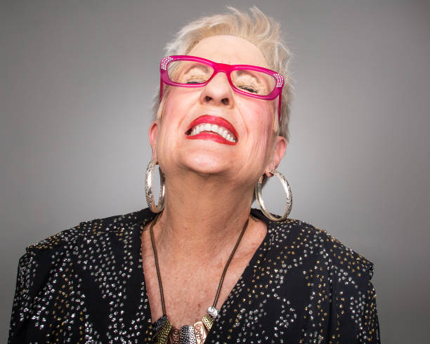 istock Facial Expression Joy Senior Woman 1190488313