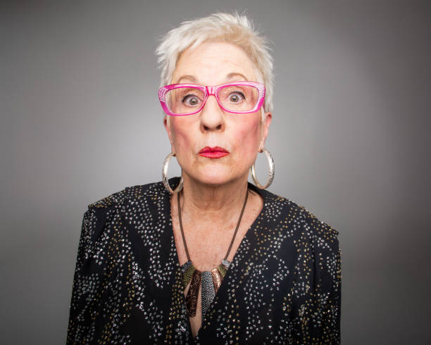 istock Facial Expression Joy Senior Woman 1190488338