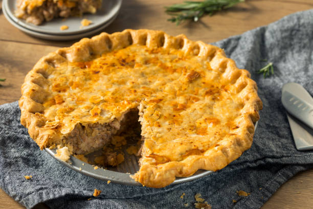istock Homemade Candaian Tourtiere Meat Pie 1190496296