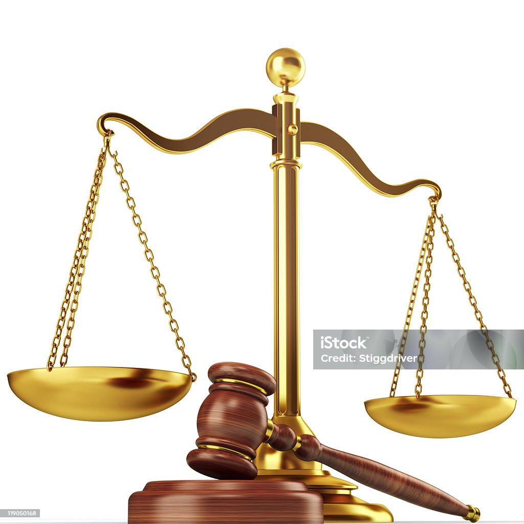 Justice Концепция - Стоковые фото Равноплечие весы роялти-фри