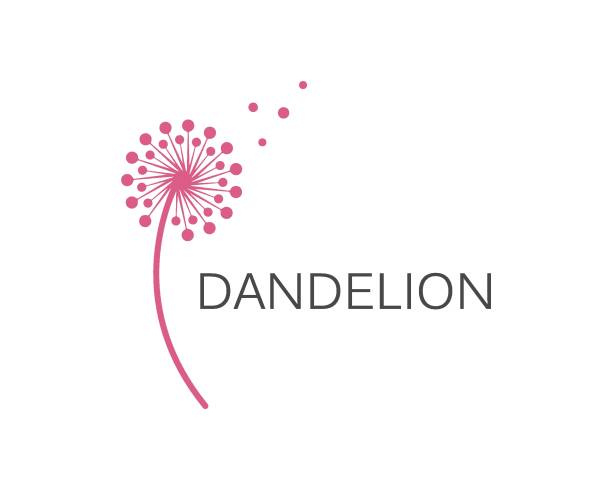 ilustrações de stock, clip art, desenhos animados e ícones de illustration of concept dandelion. vector - uncultivated environment growth vector backgrounds