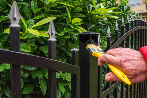istock painting a fence 1190504320