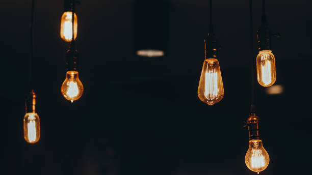 istock loft interior lighting antique filament bulbs 1190505417
