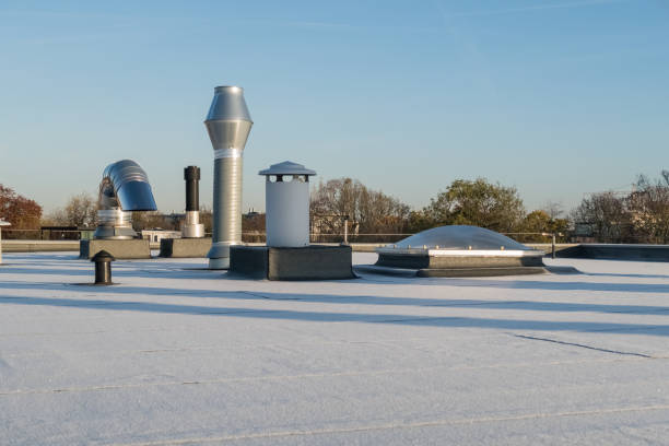istock Chimney on the roof 1190510854