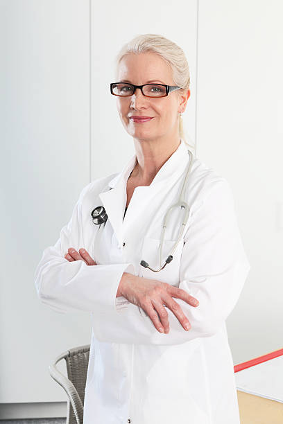 istock Female Doctor with Glasses 119051628