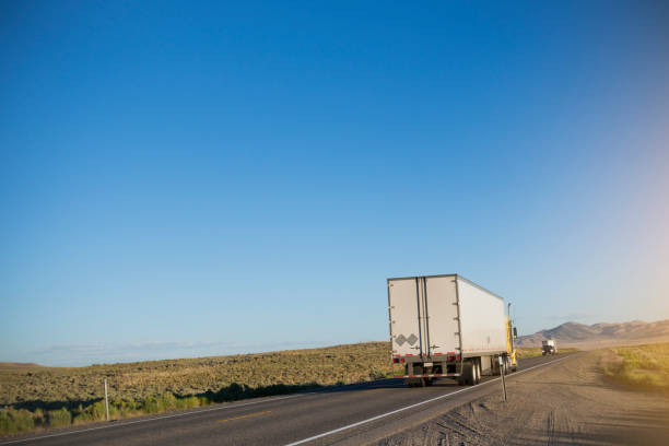 istock Semi Truck on Highway 1190527297