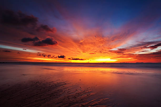 A Beautiful Sunset at the beach
