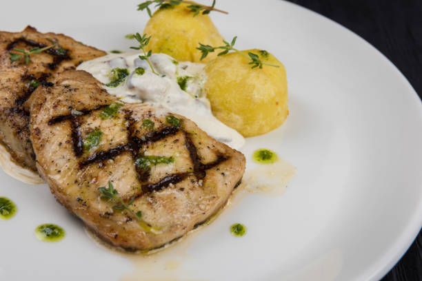istock Grilled pork meat with 1190527966