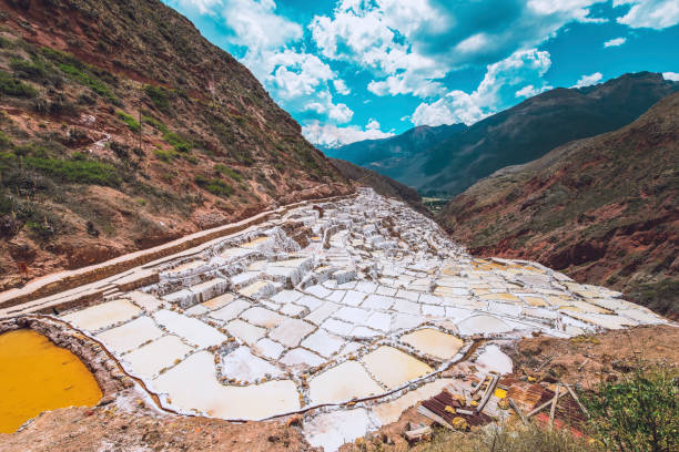 istock Terraced salt mines of Salinas de Maras 1190531294
