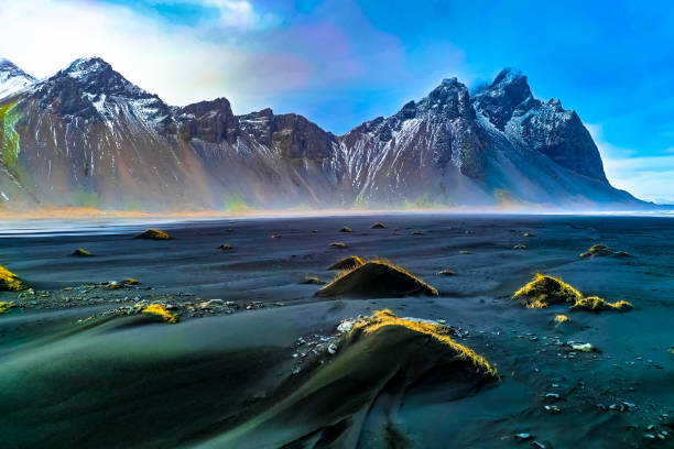 istock Vestrahorn Bird's-eye view Iceland 1190539923