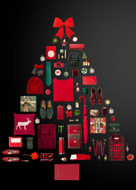 istock Christmas tree made of gifts 1190540481