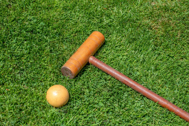 istock Mallet and ball used in croquet 1190542664