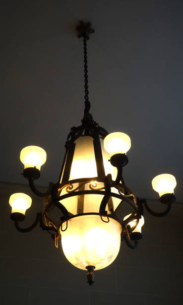 istock Suspended chandelier  Electric lamp 1190543020