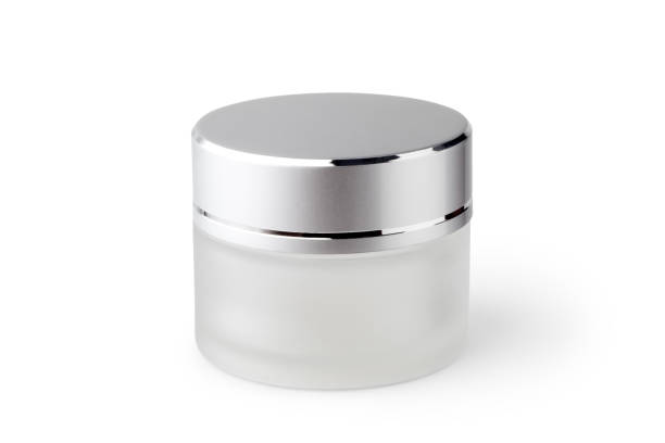 istock Cosmetic glass jar 1190550899