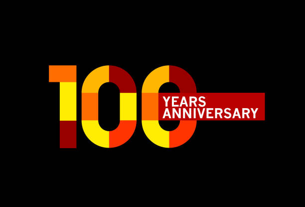 100 Years Anniversary 100 Years Anniversary number 100 stock illustrations