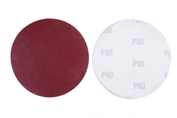 istock Abrasive wheels isolated on a white background 1190554495