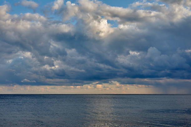 istock Summer sunset over black sea 1190556790