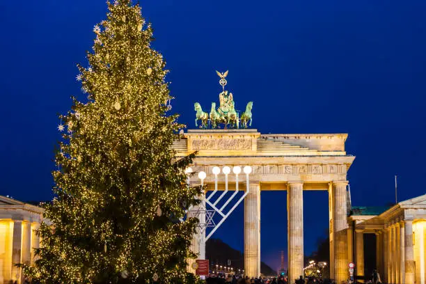 Brandenburger Tor at Christmas Time