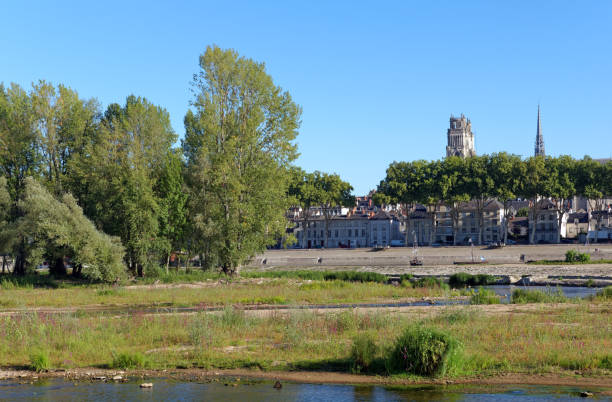 istock Orleans cathedral and Loire river 1190579202