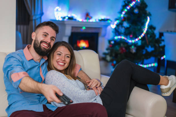istock Spending Christmas holidays at home 1190581141