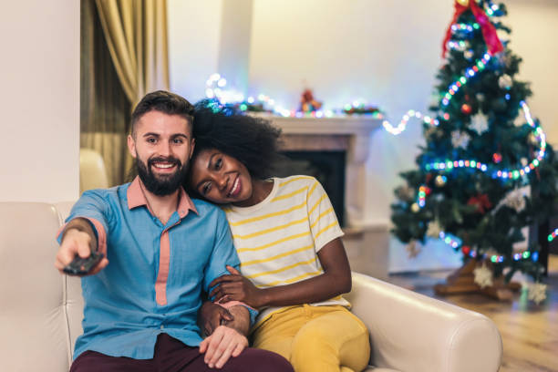 istock Couple enjoying Christmas time together 1190581161