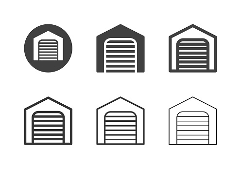 Garage Icons Multi Series Vector EPS File.