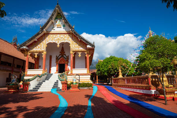 istock Wat That Temple, Vang Vieng. Laos. 1190588404